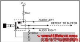 Figure 1. An automatic jack-detection circuit.