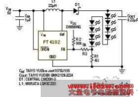 PT41025V8Ű׹LED·ͼ