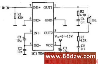 TDA2822Mŵ·