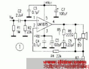 LM1875Ӧʵ͵BTL·