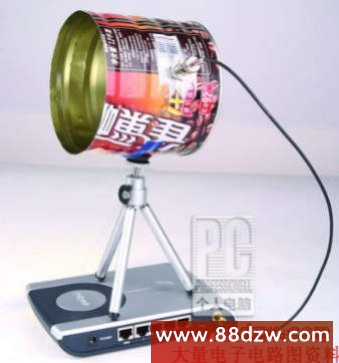2.4GHz无线路由器天线DIY