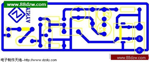 电子制作天地-短波天线放大器
