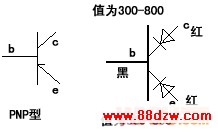 PNP型三极管测量方法