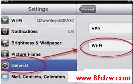平板电脑通过Wifi来无线上网