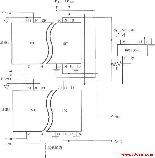 ISO107PWS750-1ɵĶͨͬ·