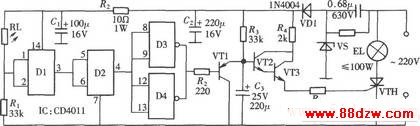 CD4011ɵļԶƿƵ·