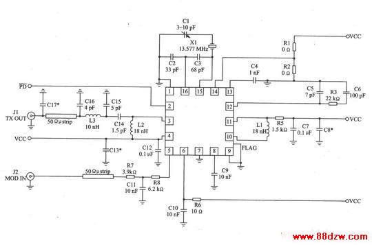 RF2514 AM/ASK/OOK 915/868 MHz