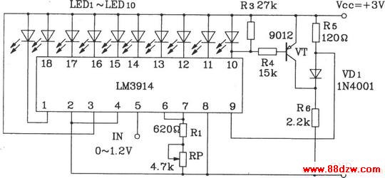 LM3914ɵʾLEDʾ·