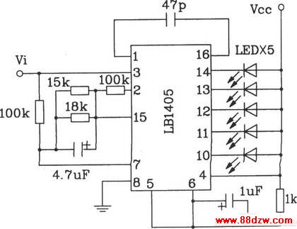 LB140λLEDƽָʾɵ·Ӧõ·