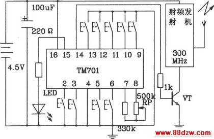 TM701/TM702Ƶңط䡢<a target="_blank" href="http://www.88dzw.com/" class="UBBWordLink">·ͼ</a>