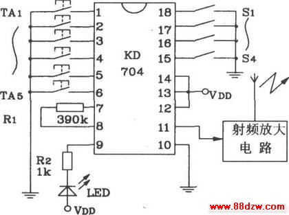 KD704/KD705ɵƵңط䡢<a target="_blank" href="http://www.88dzw.com/" class="UBBWordLink">·ͼ</a>