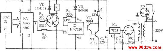 ¶ȿؼɵ·MAX6502¶ȳԶ²·