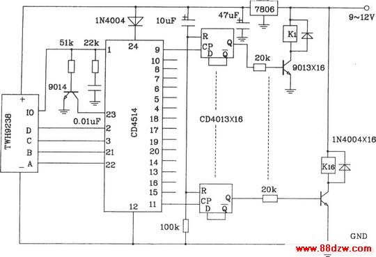 TWH9236/9238΢ߵңɵң<a target="_blank" href="http://www.88dzw.com/" class="UBBWordLink">·ͼ</a>
