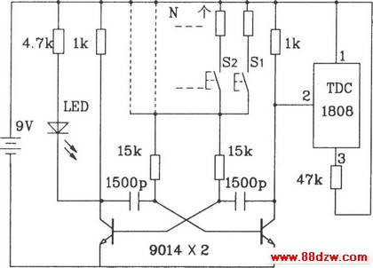 TDC1808/1809Ƶͨңط䡢<a target="_blank" href="http://www.88dzw.com/" class="UBBWordLink">·ͼ</a>