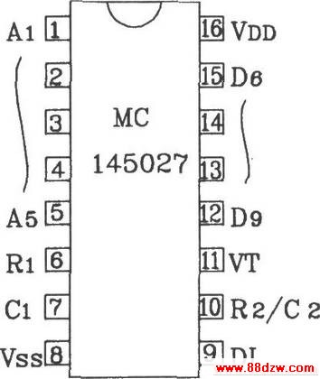 MC145026/145027ɺⷢ䡢<a target="_blank" href="http://www.88dzw.com/" class="UBBWordLink">·ͼ</a>