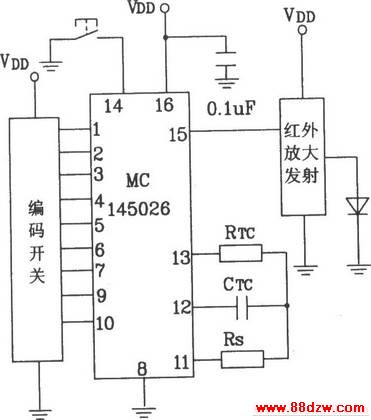 MC145026/145027ɺⷢ䡢<a target="_blank" href="http://www.88dzw.com/" class="UBBWordLink">·ͼ</a>