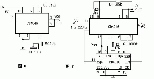锁相环CD4046应用介绍