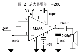 LM386 ͵ѹƵʷŴ